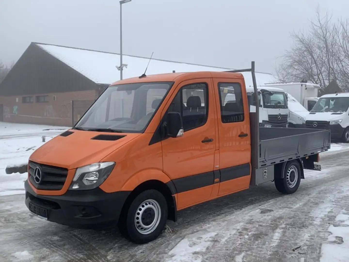 Mercedes-Benz Sprinter 214 CDI Doka 1H*Klima*AHK*WEBASTO*TOP* Orange - 1