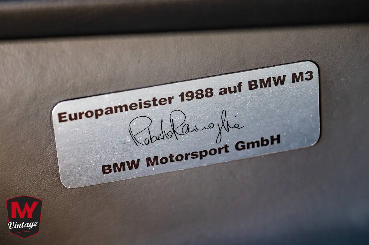 BMW M3 E30 Europameister Ravaglia 1 of 148 built, foto 6