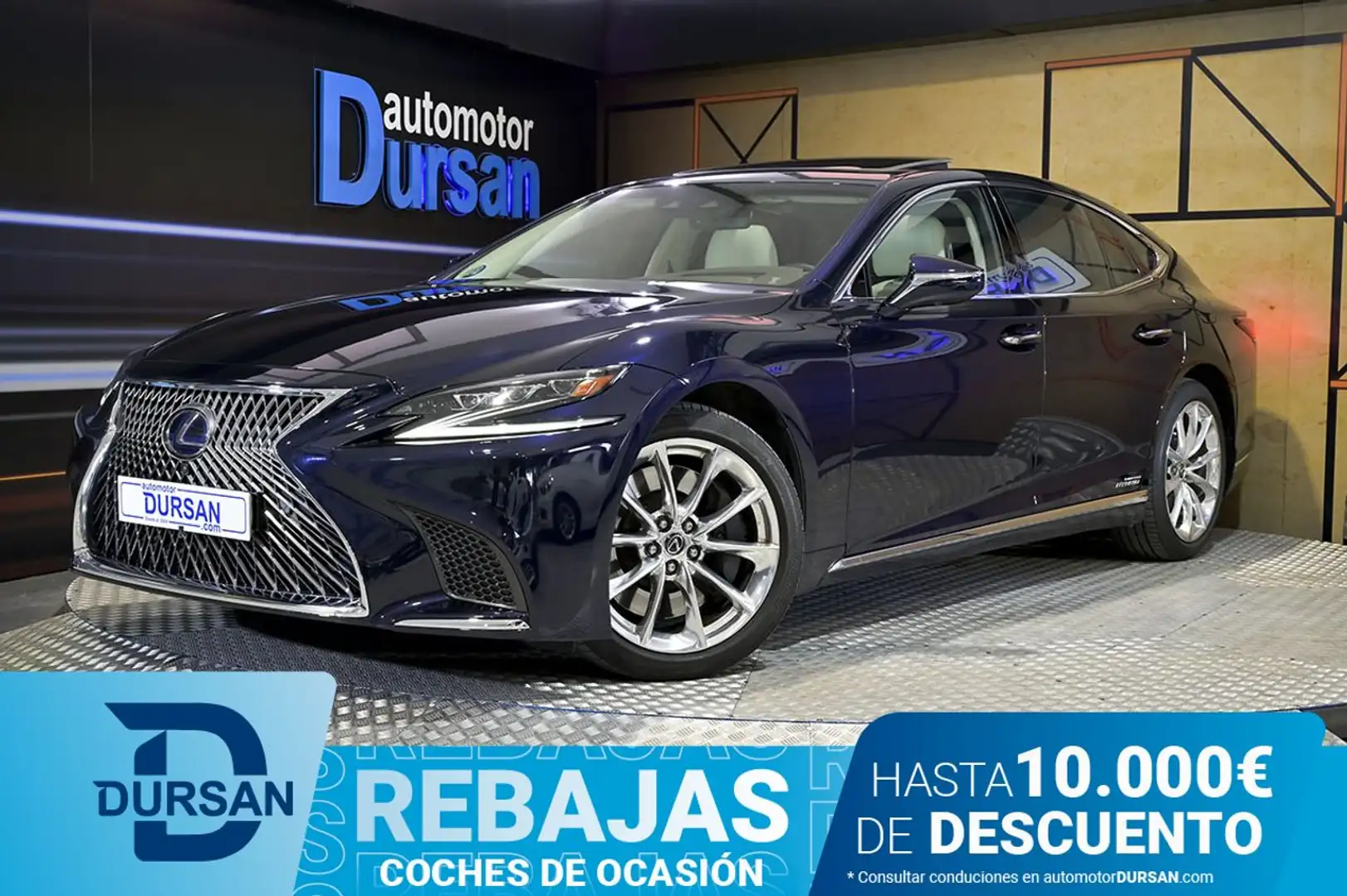 Lexus LS 500 500h Luxury Art Wood LWhite Bleu - 1