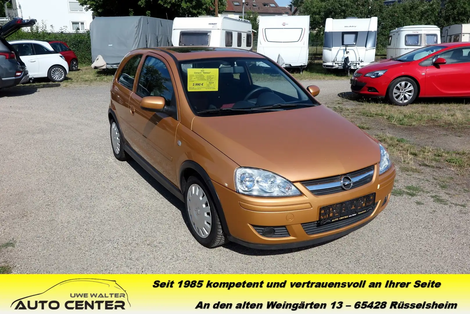 Opel Corsa C 1.2 16V Edition - Allwetterreifen NEU - Glas-SD Bronce - 1