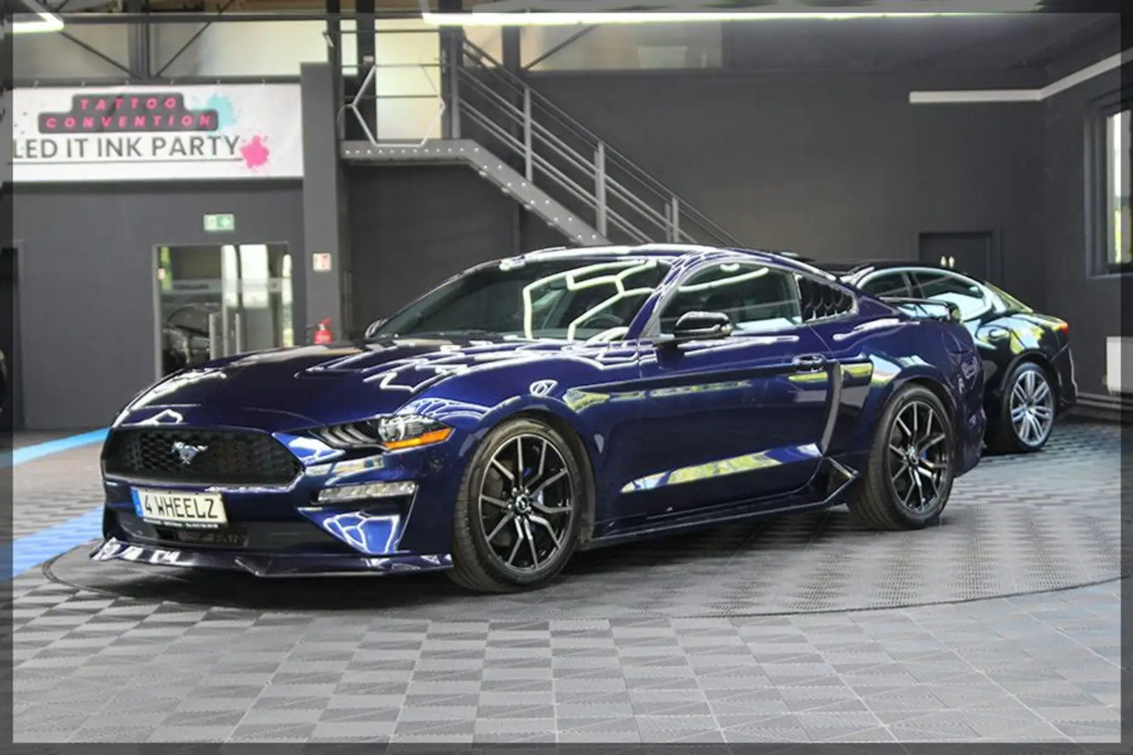Ford Mustang 2.3 EcoBoost Premium NAVI / CAM / LEDER Blau - 2