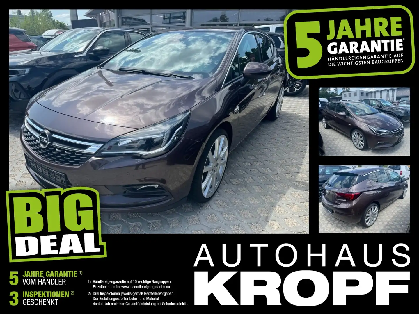 Opel Astra K 1.4 Turbo Dynamic SHZ+Winterp.+ab2,99% Braun - 1