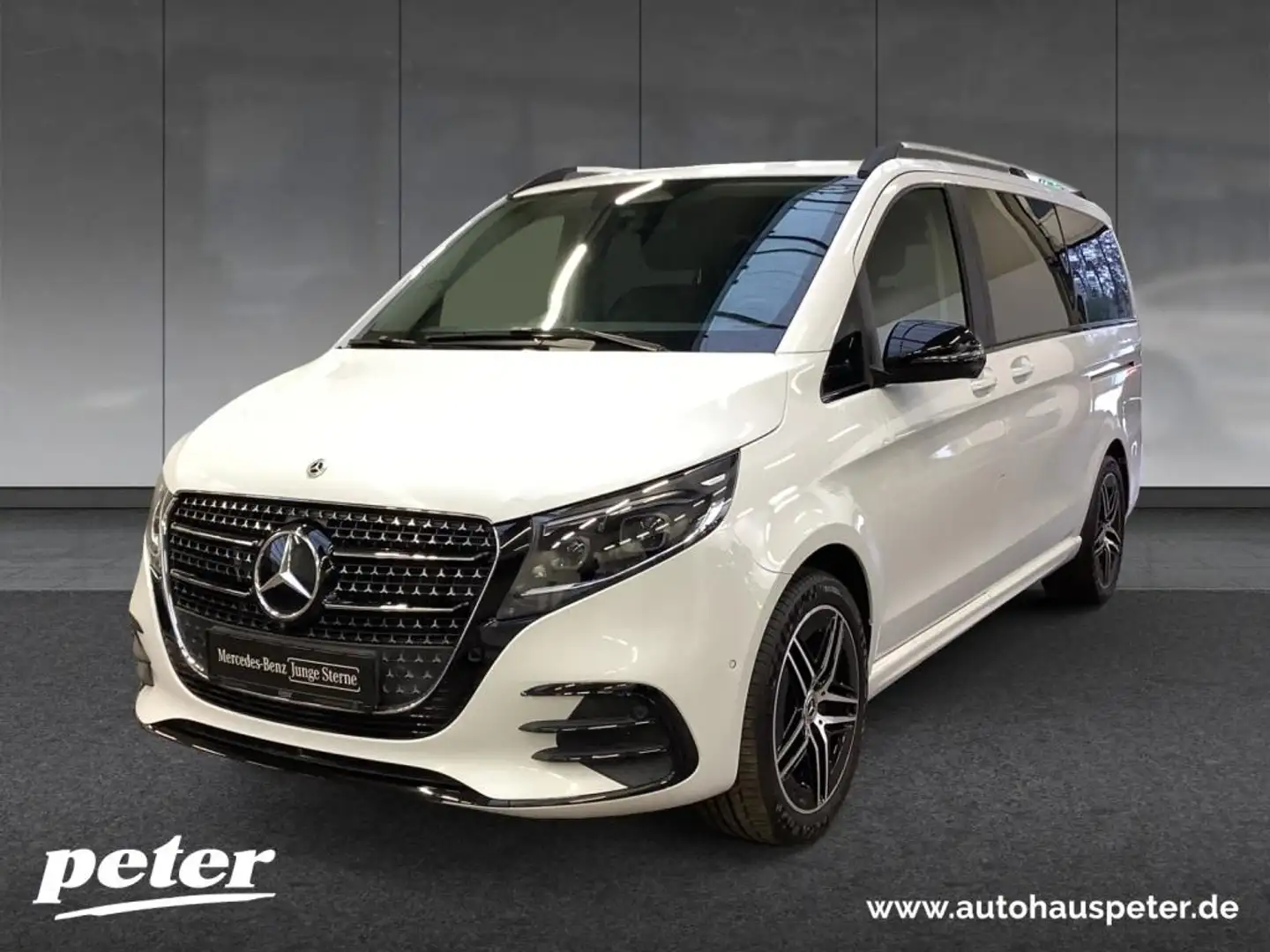 Mercedes-Benz V 300 d 4MATIC AVANTGARDE Lang AMG/MultiBeam/AHK Weiß - 1