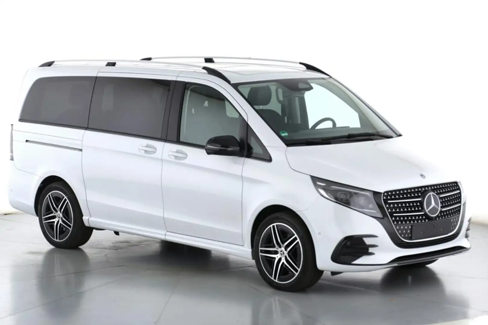 Mercedes-Benz V 300 d 4MATIC AVANTGARDE Lang AMG/MultiBeam/AHK Blanc - 2