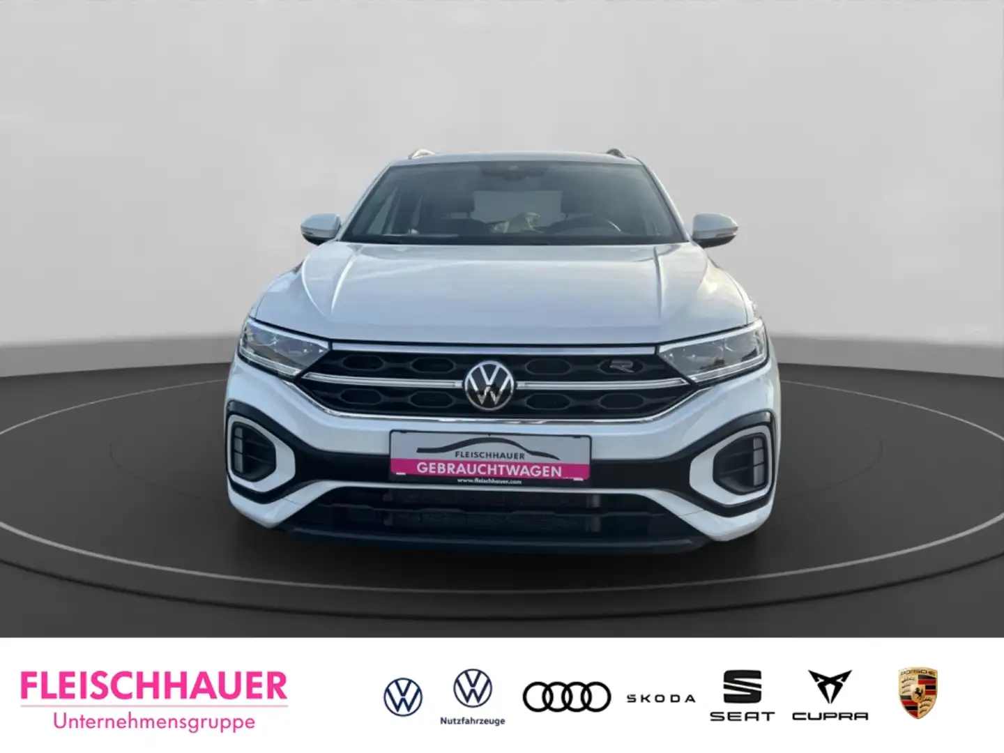 Volkswagen T-Roc R-Line 1.5 DSG RFK ACC Business EasyOpen Lenkr hei Weiß - 2