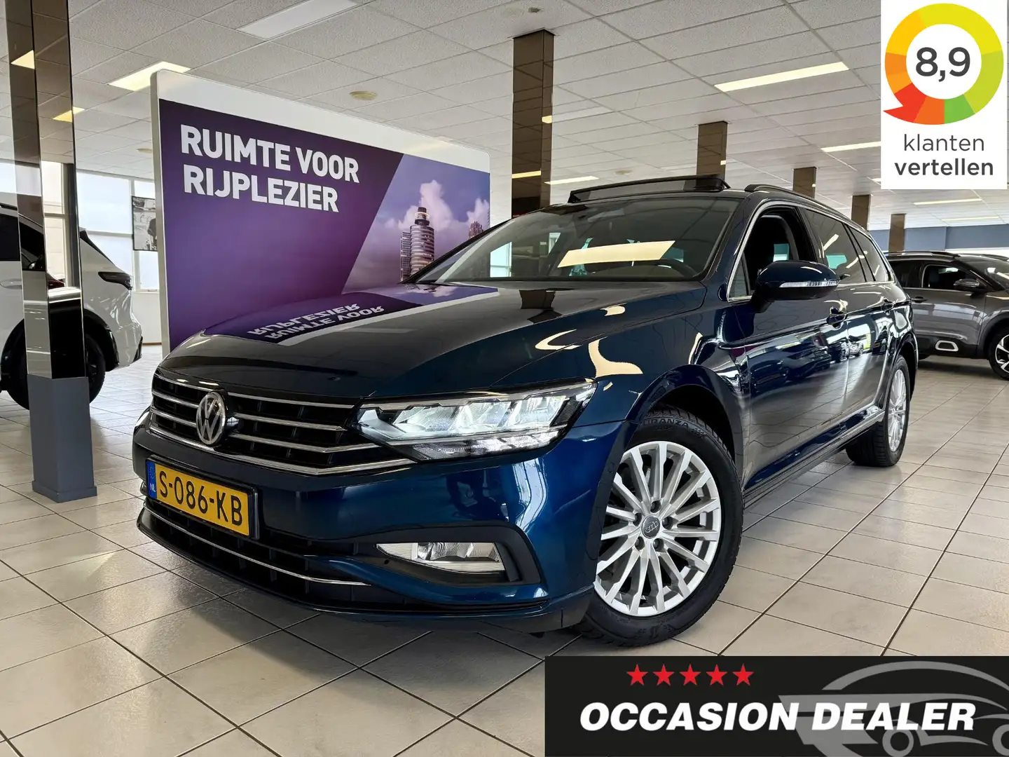 Volkswagen Passat Variant 1.5 TSI DSG *KEYL*360CAM*PANO*NAVI*ACC*LED* Blauw - 1