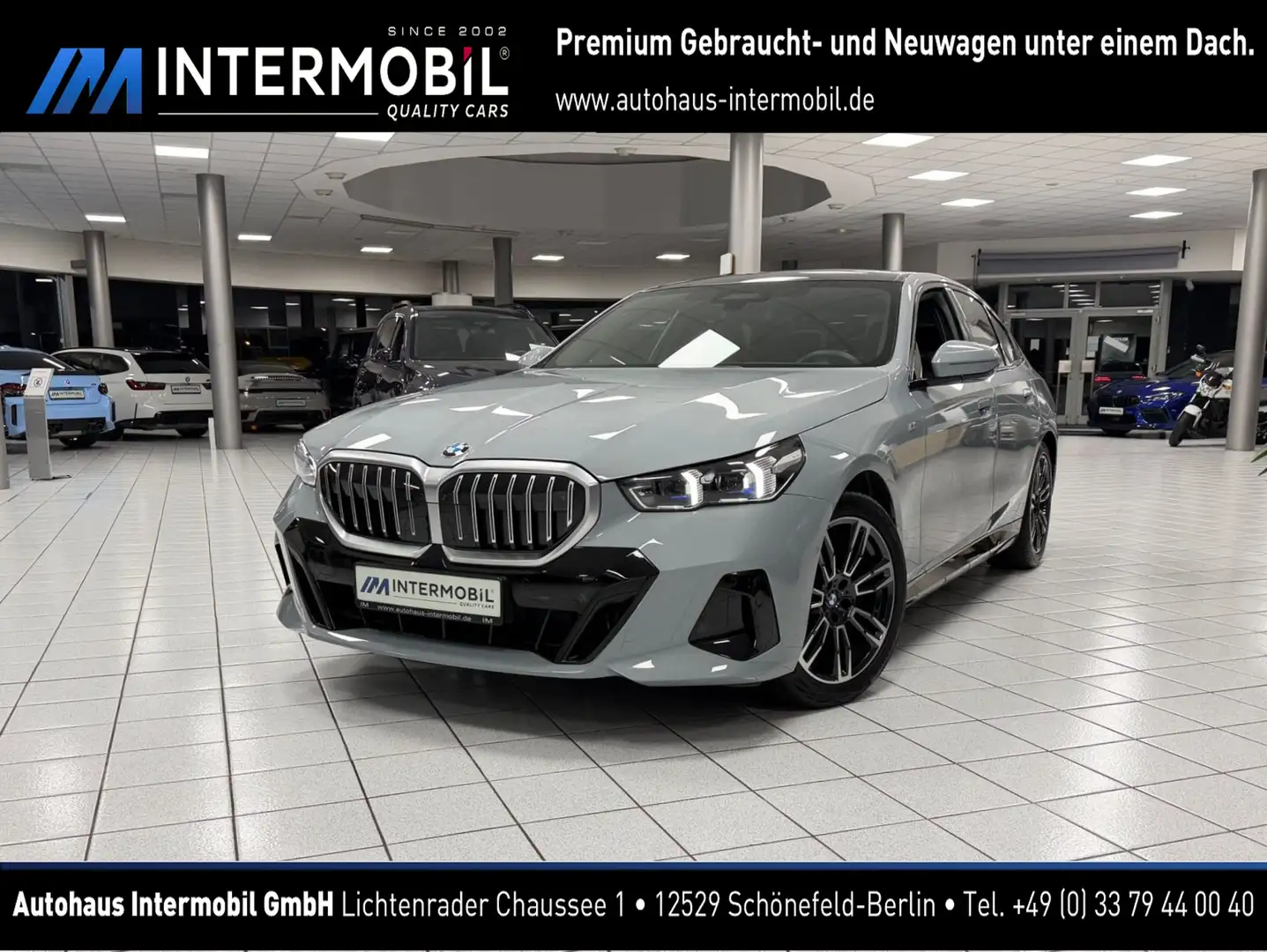 BMW 520 i M-Sport PANO*HUD*STHZG*H K*SITZKLIMA*360° Grau - 1