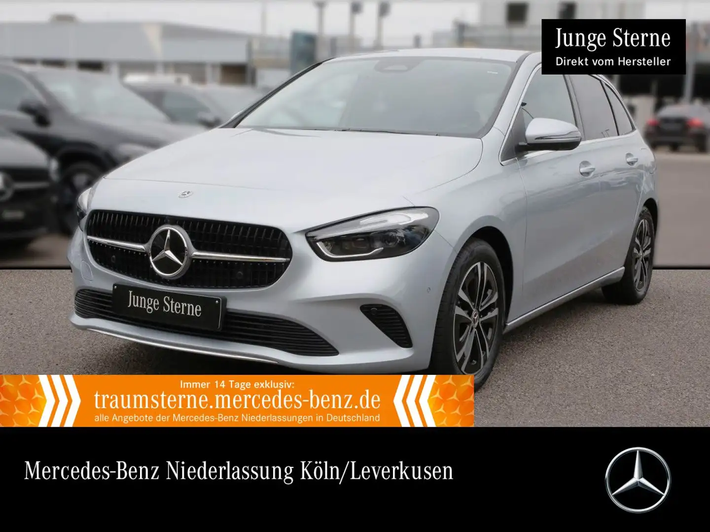 Mercedes-Benz B 220 d PROGRESSIVE+360°+MULTIBEAM+TOTW+8G Zilver - 1
