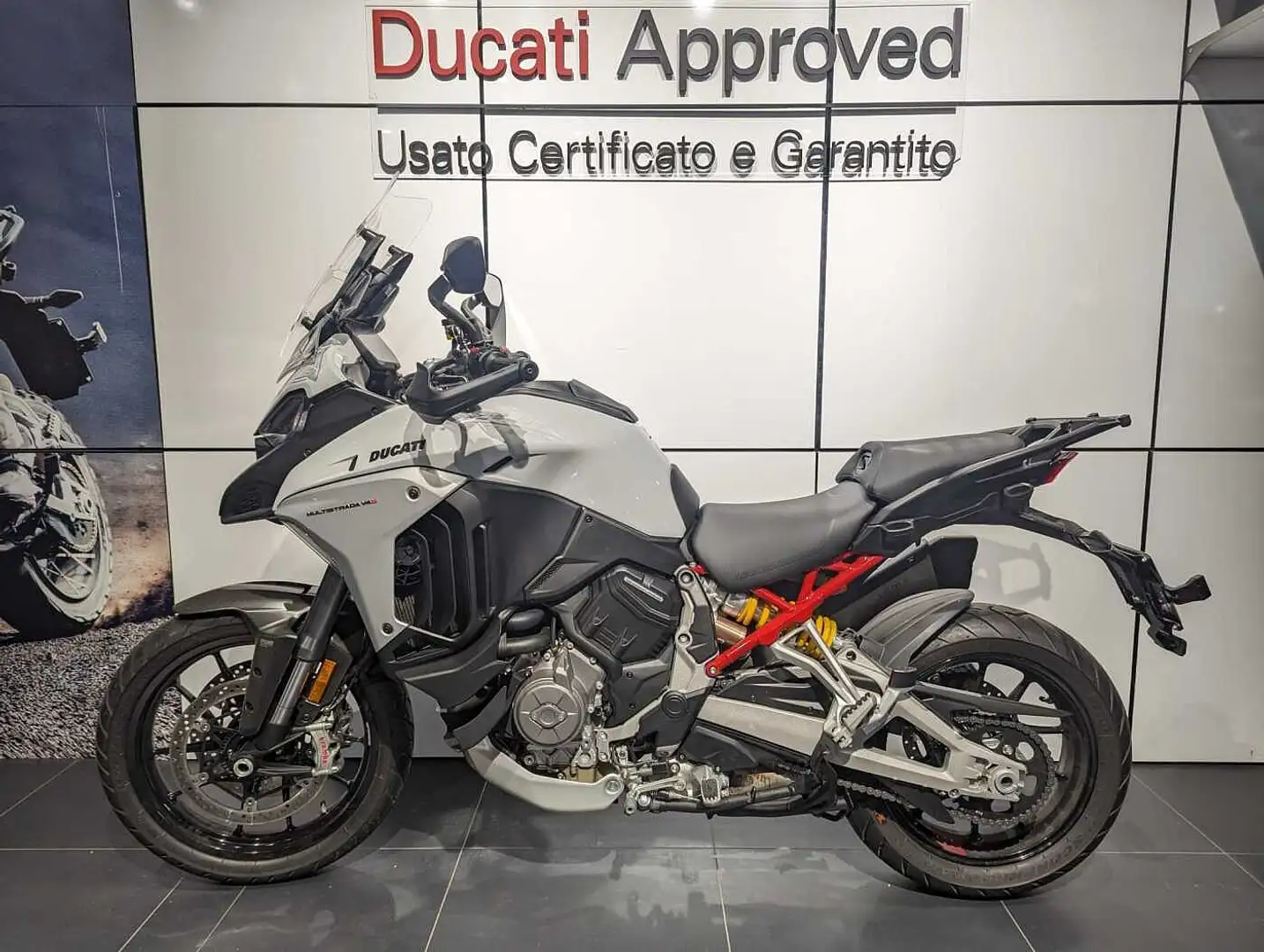 Ducati Multistrada V4 S FULL ICEBERG WHITE SPOKED WHEELS 2022 Bianco - 1