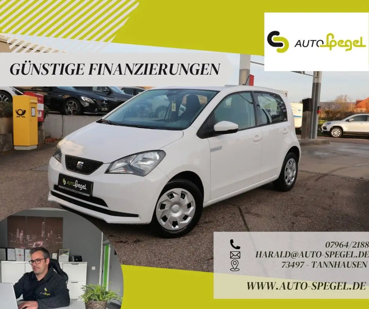 SEAT Mii electric Carplay DAB Allwetter Weiß - 1