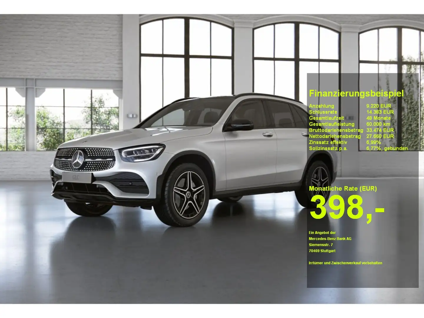 Mercedes-Benz GLC 300 de 4M AMG - Panorama - AHK - Distronic Weiß - 1