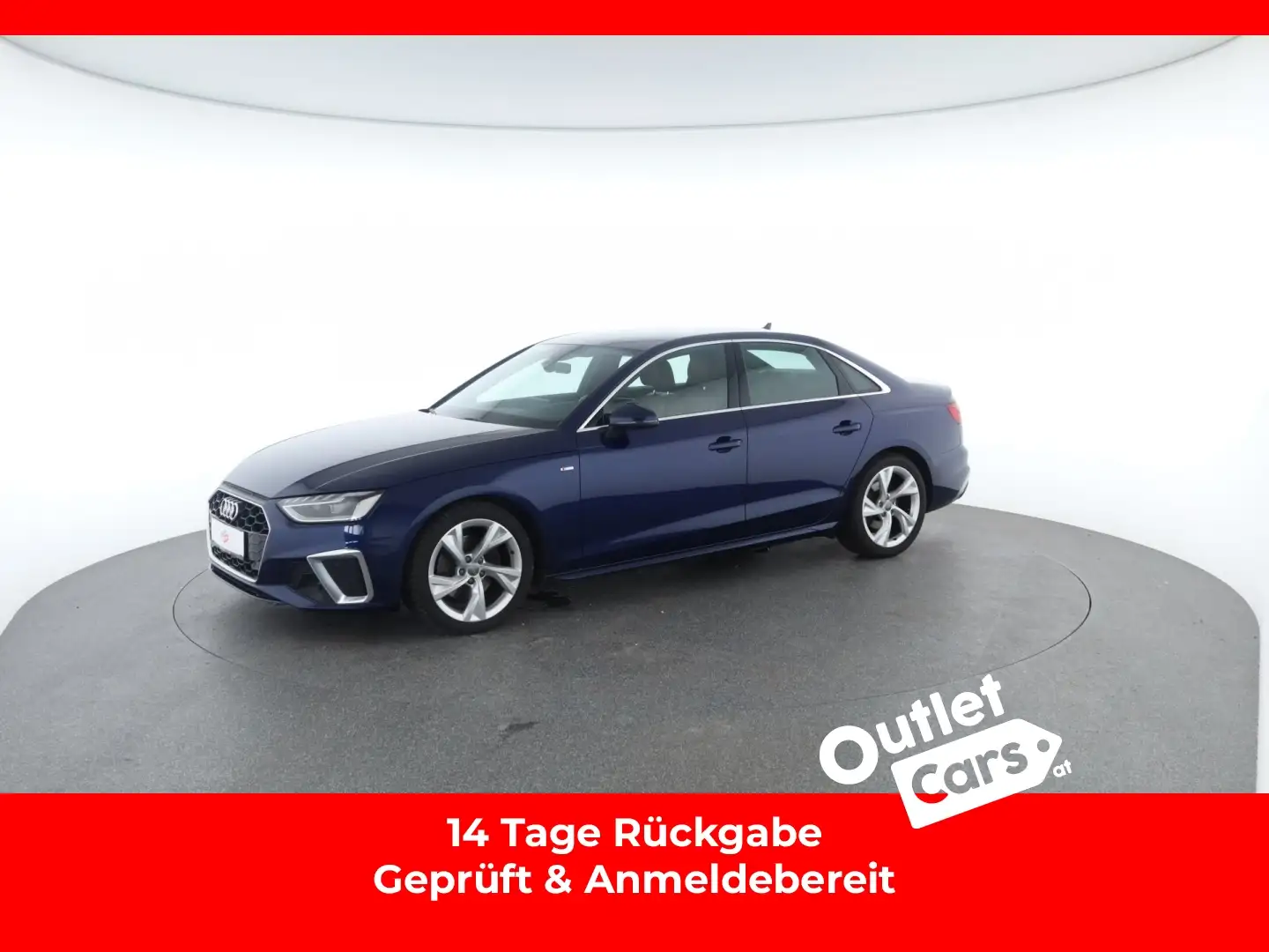 Audi A4 35 2.0 TFSI S-Line LED+LEDER+NAVI+Sportp.+LM Blau - 1