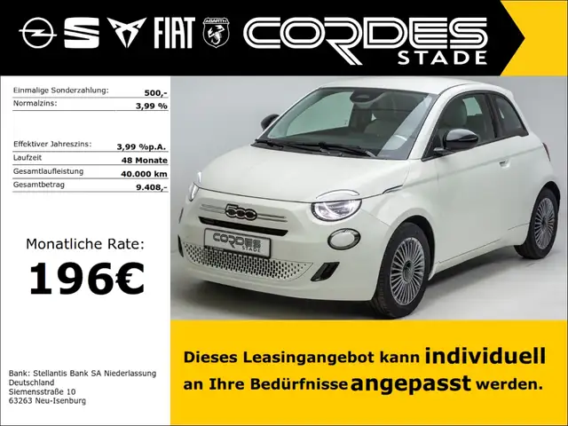 Fiat 500 1.0 Hybrid FireFly PDC Kamera AppleCarplay (NW157)