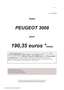 Peugeot 3008 1.6i Premium*1 ER MAIN*38X190.35€ Gris - thumbnail 2