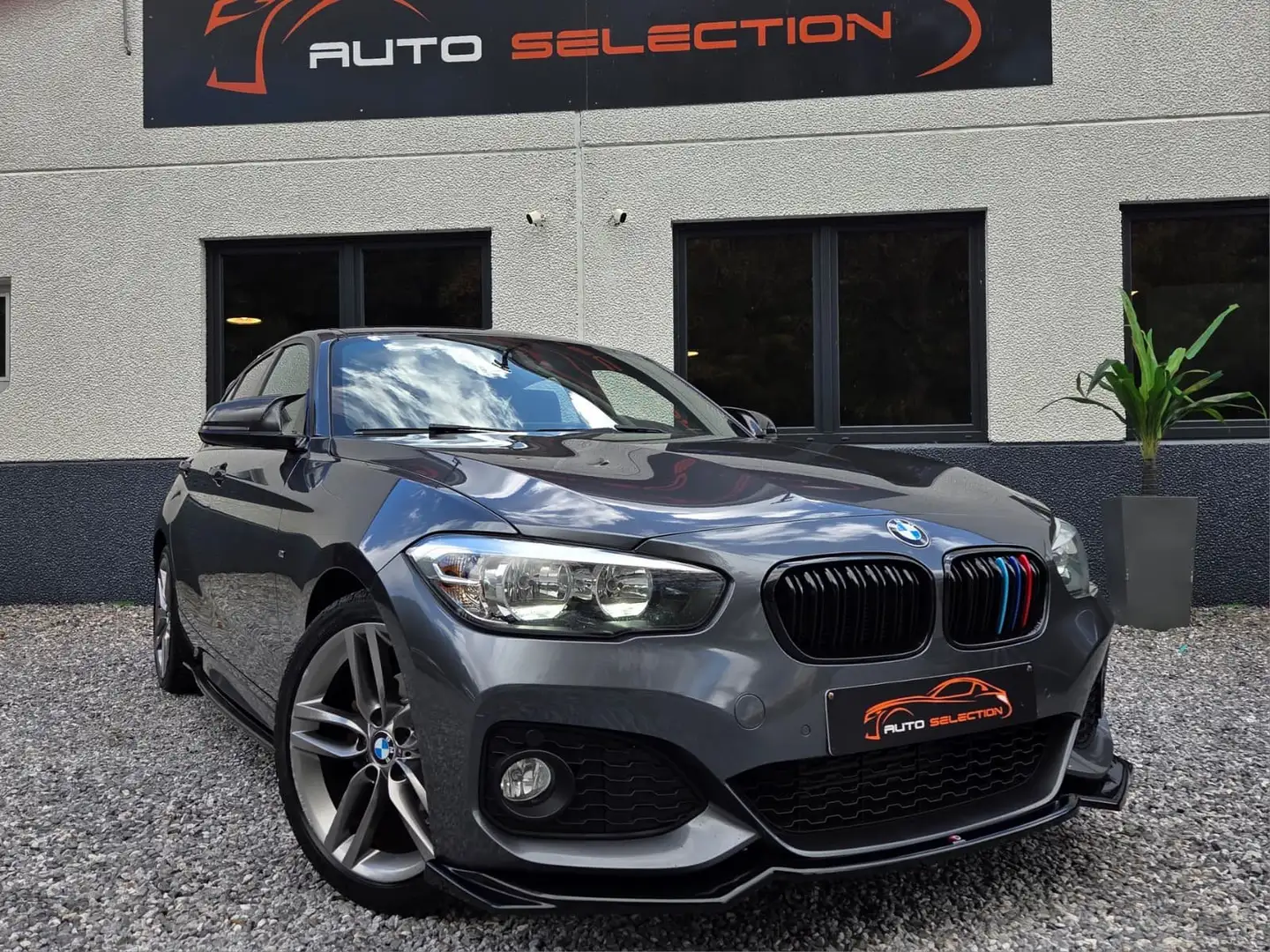 BMW 118 d(2.0) PACK M- KIT MAXTON COMPLET- VIRTUAL COCKPIT Gris - 2