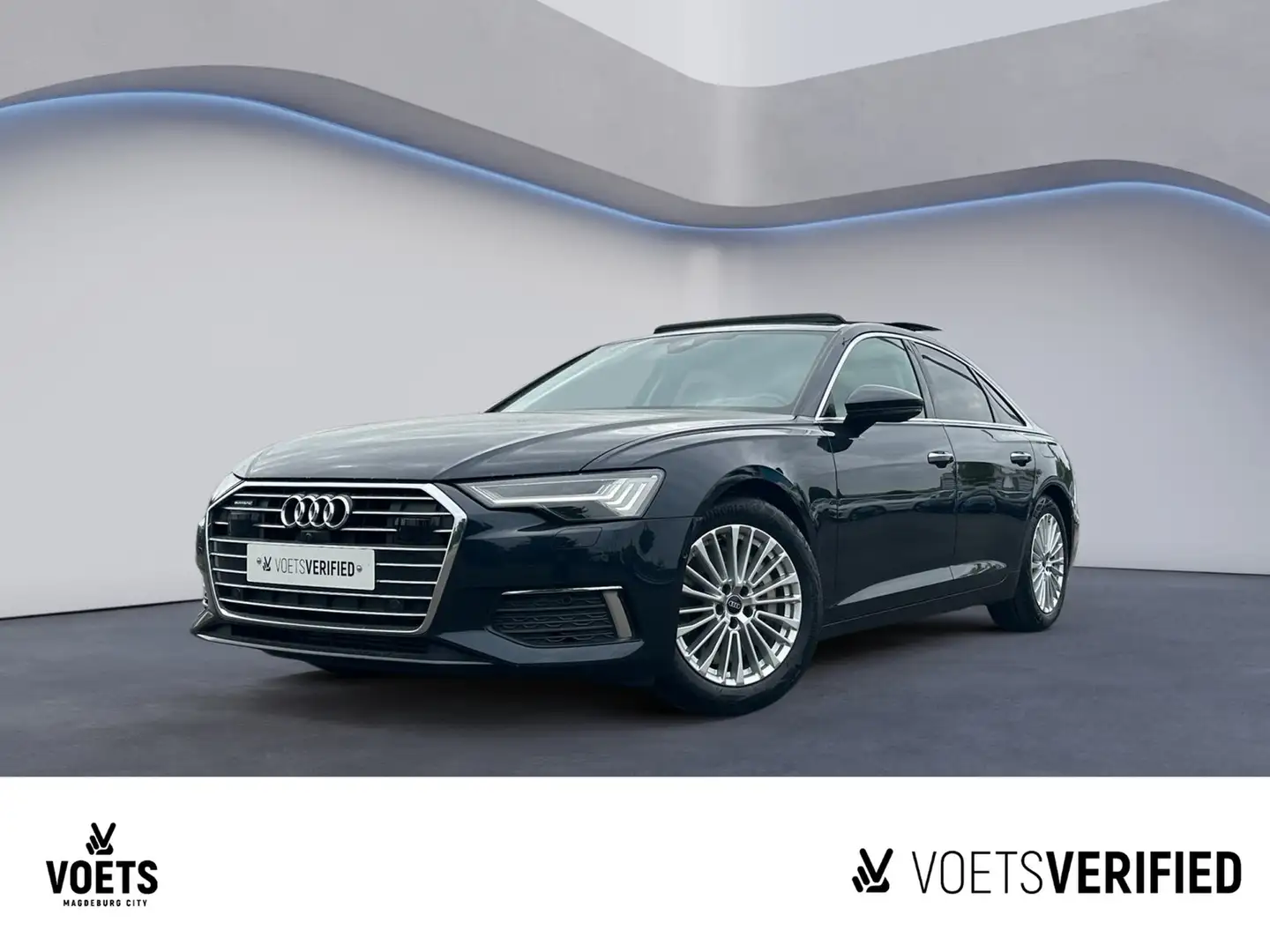 Audi A6 Lim. 50 2,0 TFSI e quattro S tronic design DSG+... Blauw - 1