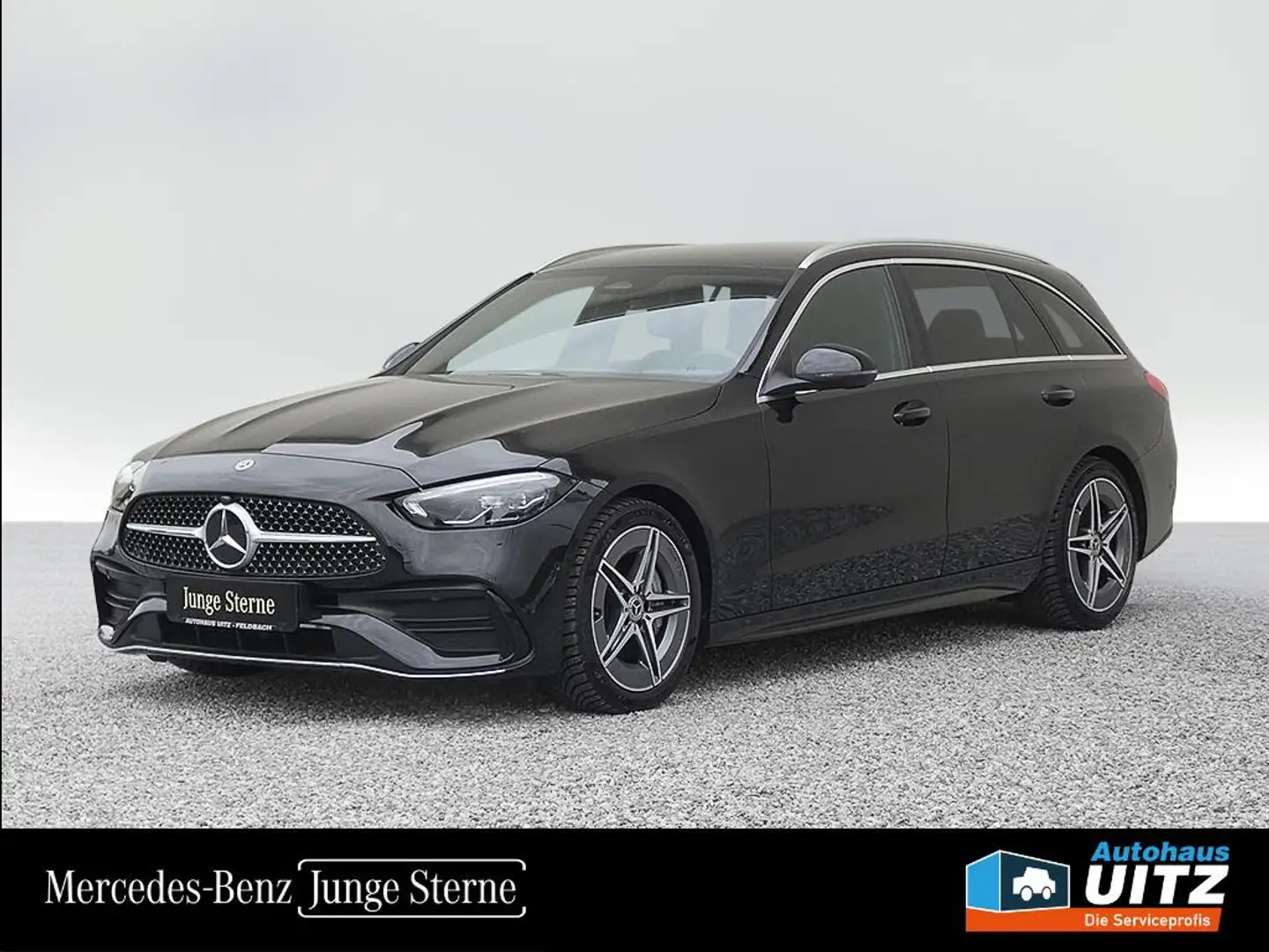 Mercedes-Benz C 220 d 4MATIC AMG +AHK+ACC Schwarz - 1