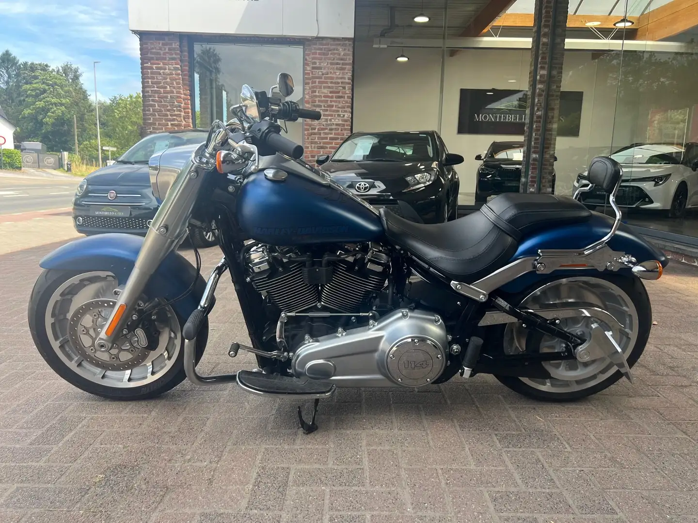 Harley-Davidson Fat Boy 115 eme anniversary ***3690km***Gsm 0475323828** Bleu - 1