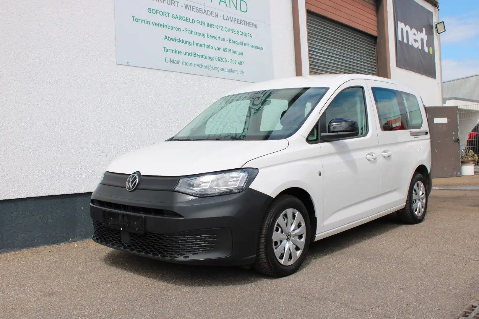 Volkswagen Caddy 2.0 TDI Basis DSG PDC Weiß - 1