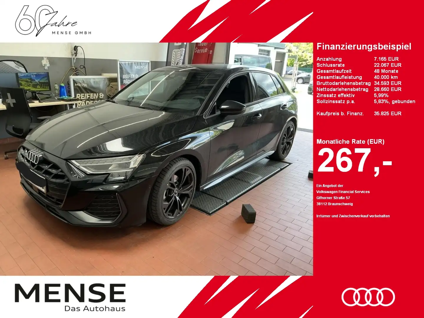 Audi A3 Sportback 35 TDI S tronic S line Matrix|CarPlay|SD Fekete - 1