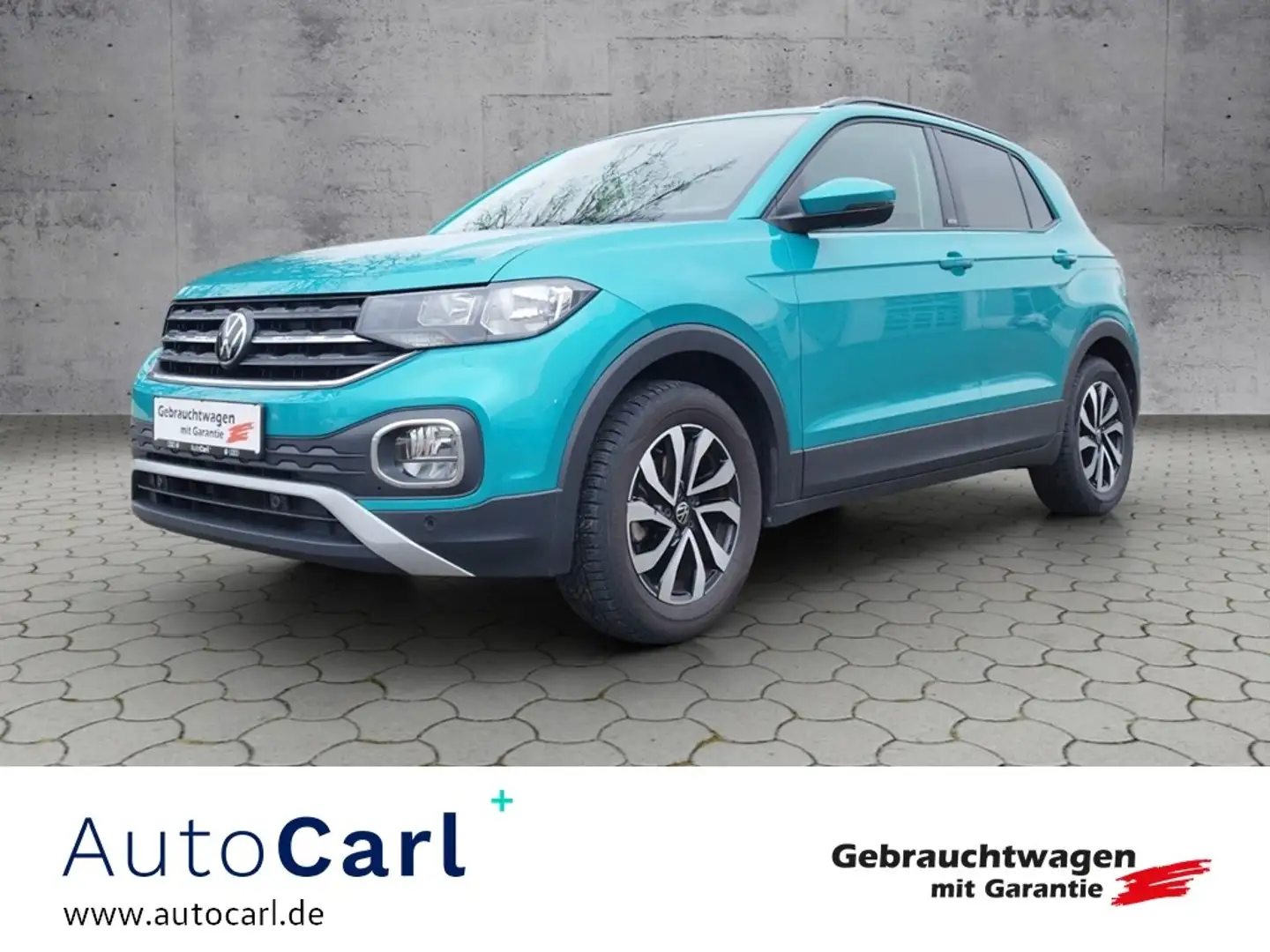 Volkswagen T-Cross Active 1.0 TSI BlindSpot/SHZ/NAV/ACC KLIMA NAVI A Bleu - 1