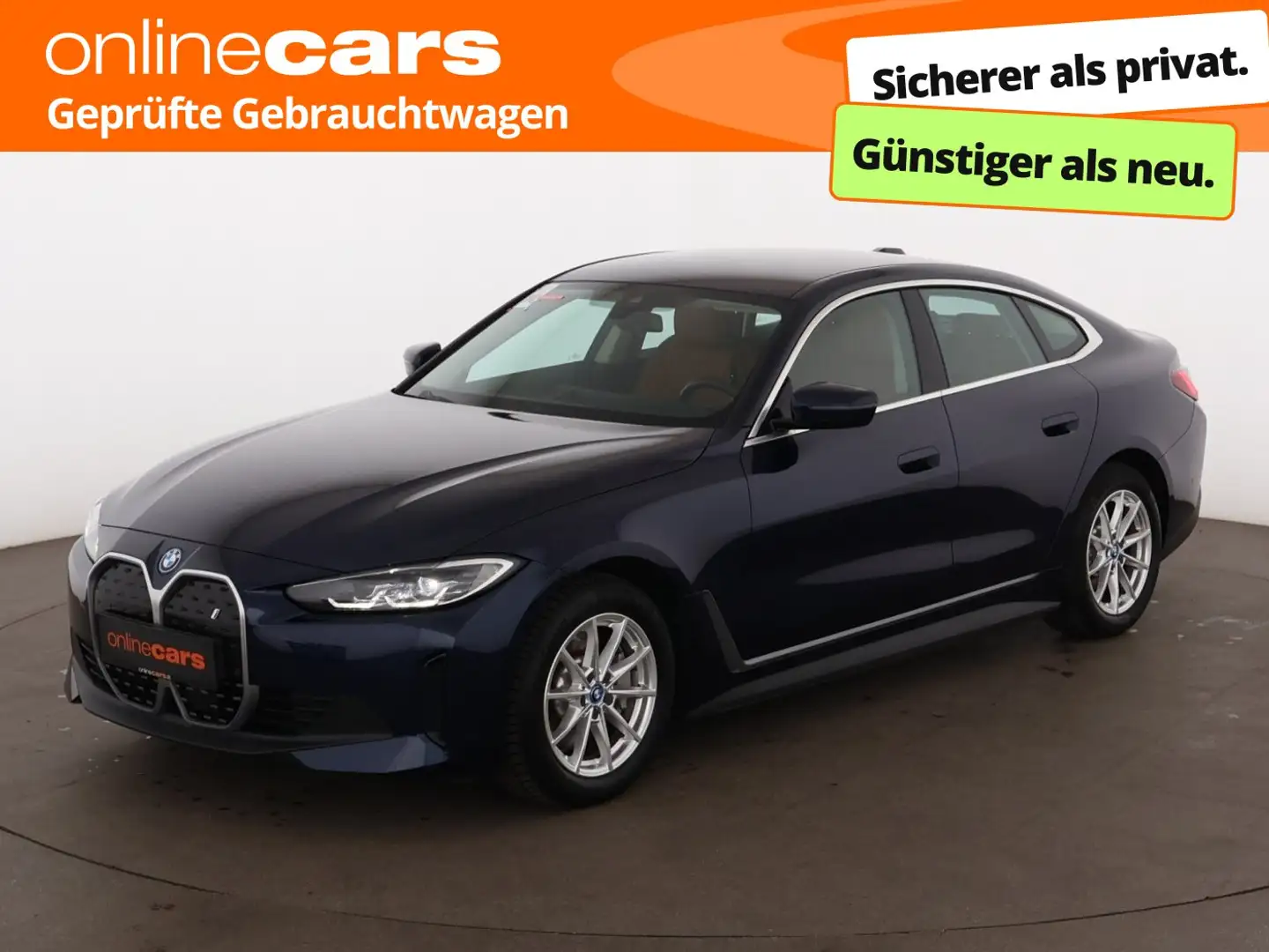 BMW i4 Gran Coupe eDrive 40 81kWh Aut LED LEDER NAVI Blau - 1