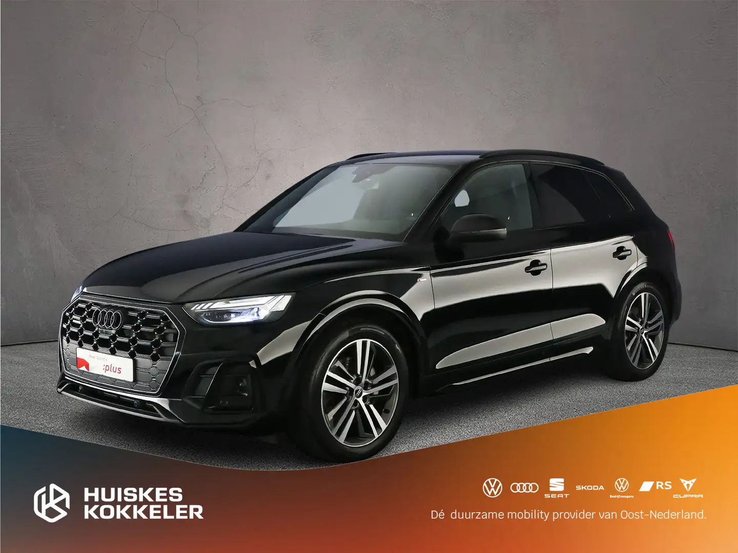Audi Q5 55 TFSI e S edition | Luchtvering | Matrix | Carpl Noir - 1