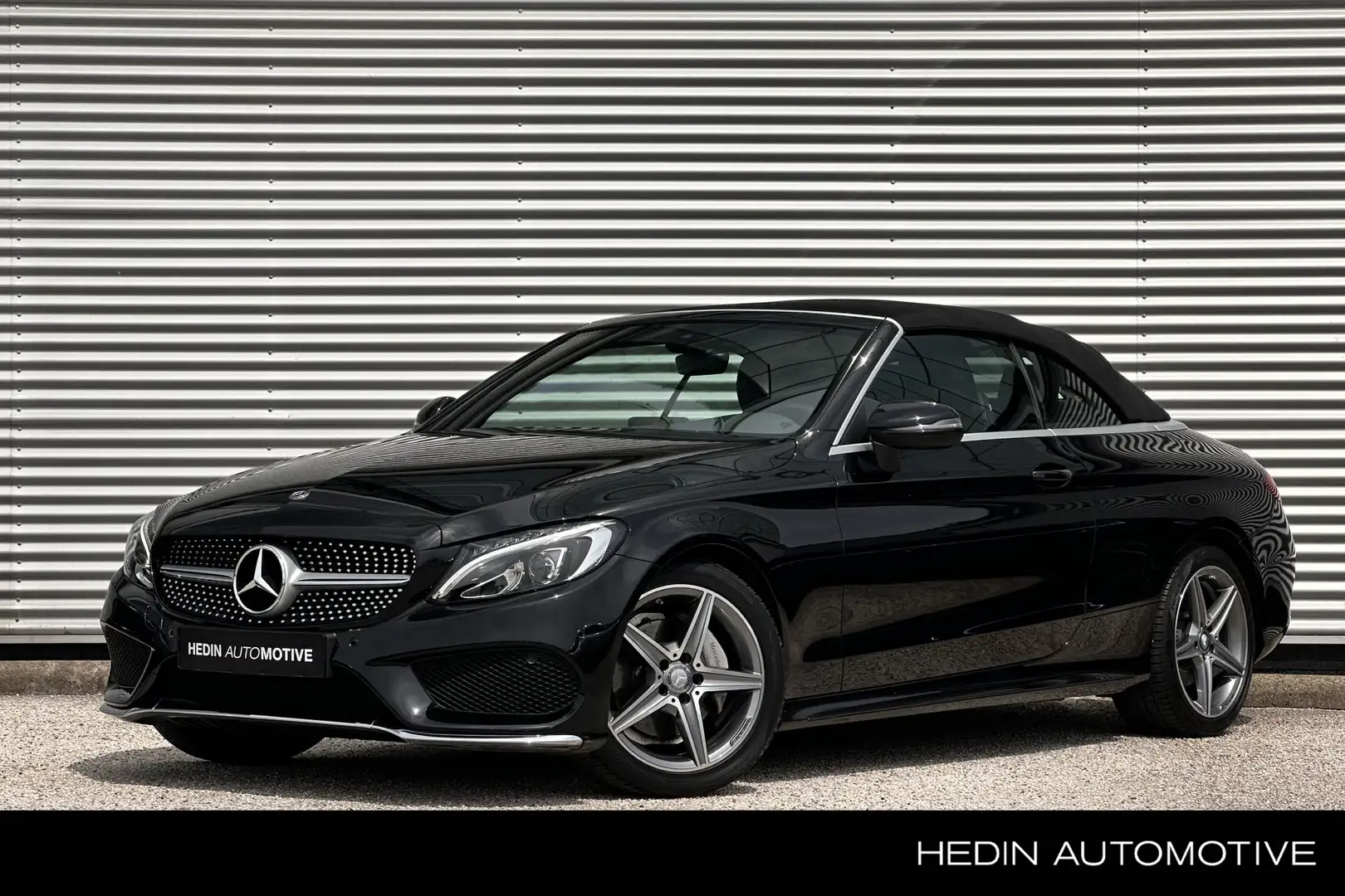 Mercedes-Benz C 180 C Cabriolet Automaat AMG Line | LED | Stoelverwarm Zwart - 1