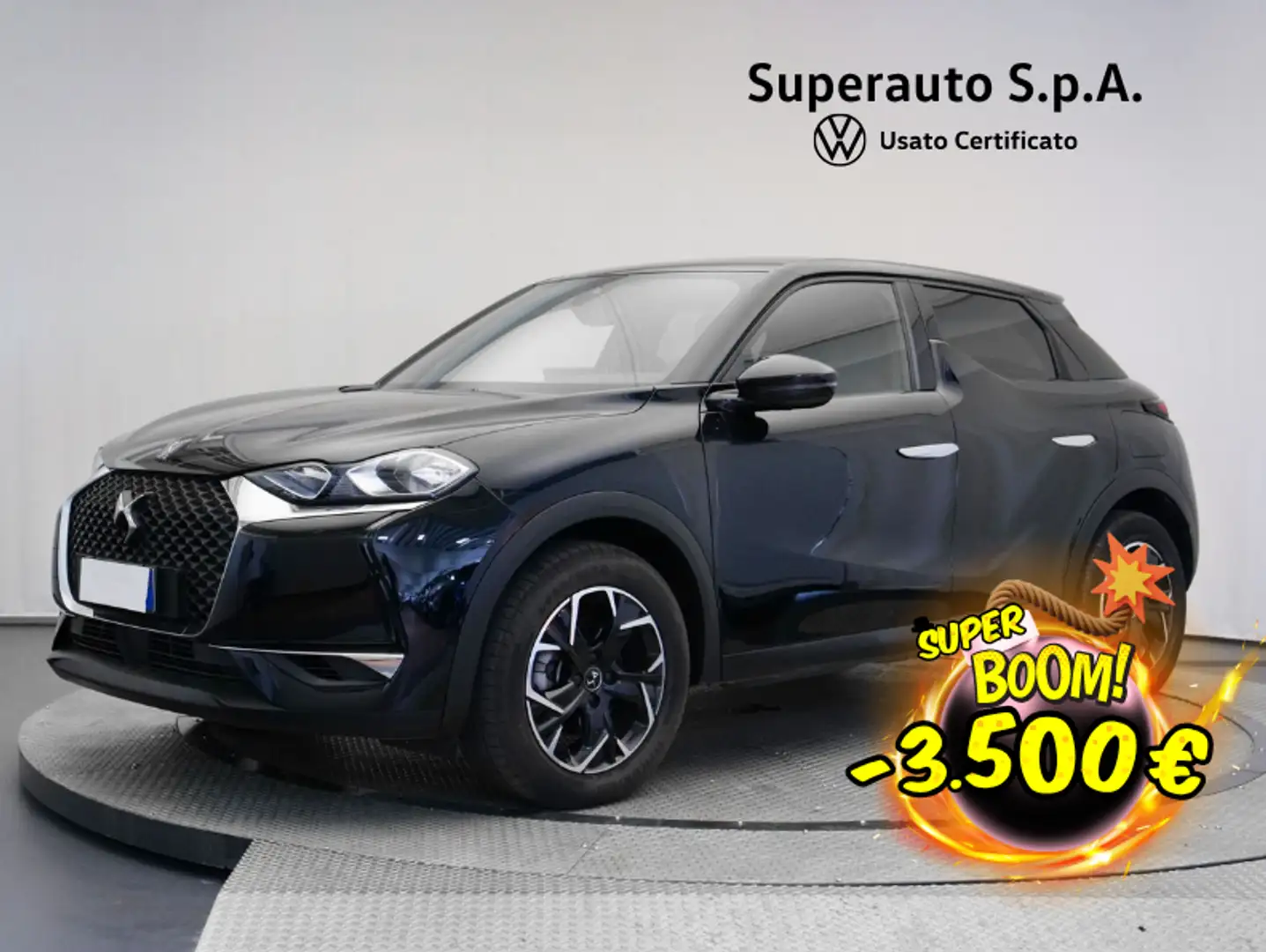 DS Automobiles DS 3 Crossback BlueHDi 130 aut. So Chic Noir - 1