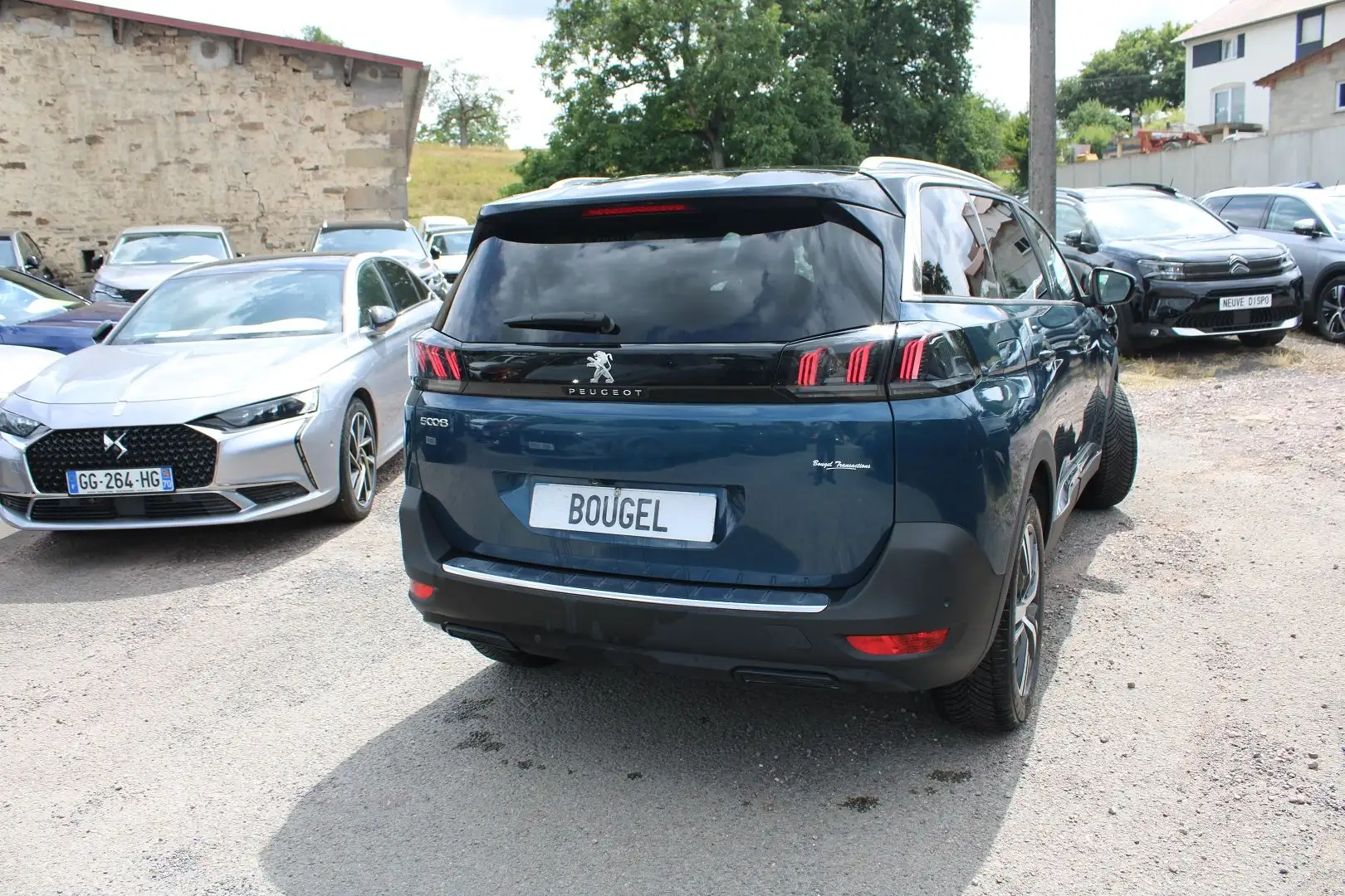 Peugeot 5008 ALLURE PACK EAT8 BOITE AUTO PALETTE HYBRID 136 CV  Bleu - 2