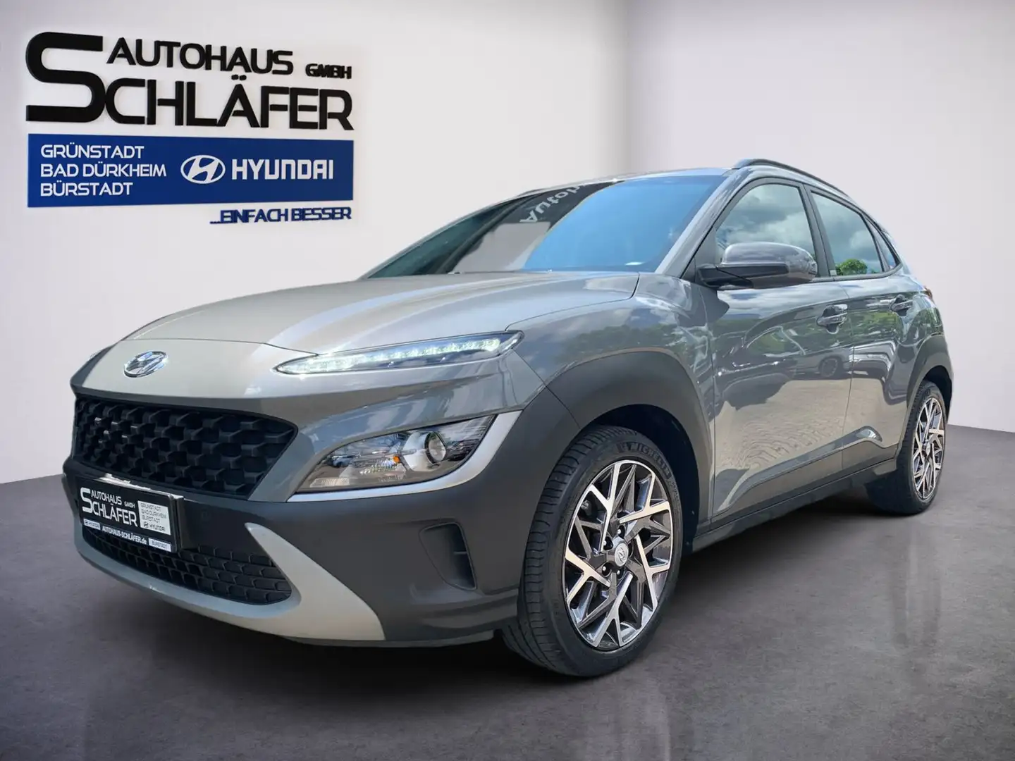 Hyundai KONA KONA 1.6 GDI Trend Hybrid Navi Gris - 1