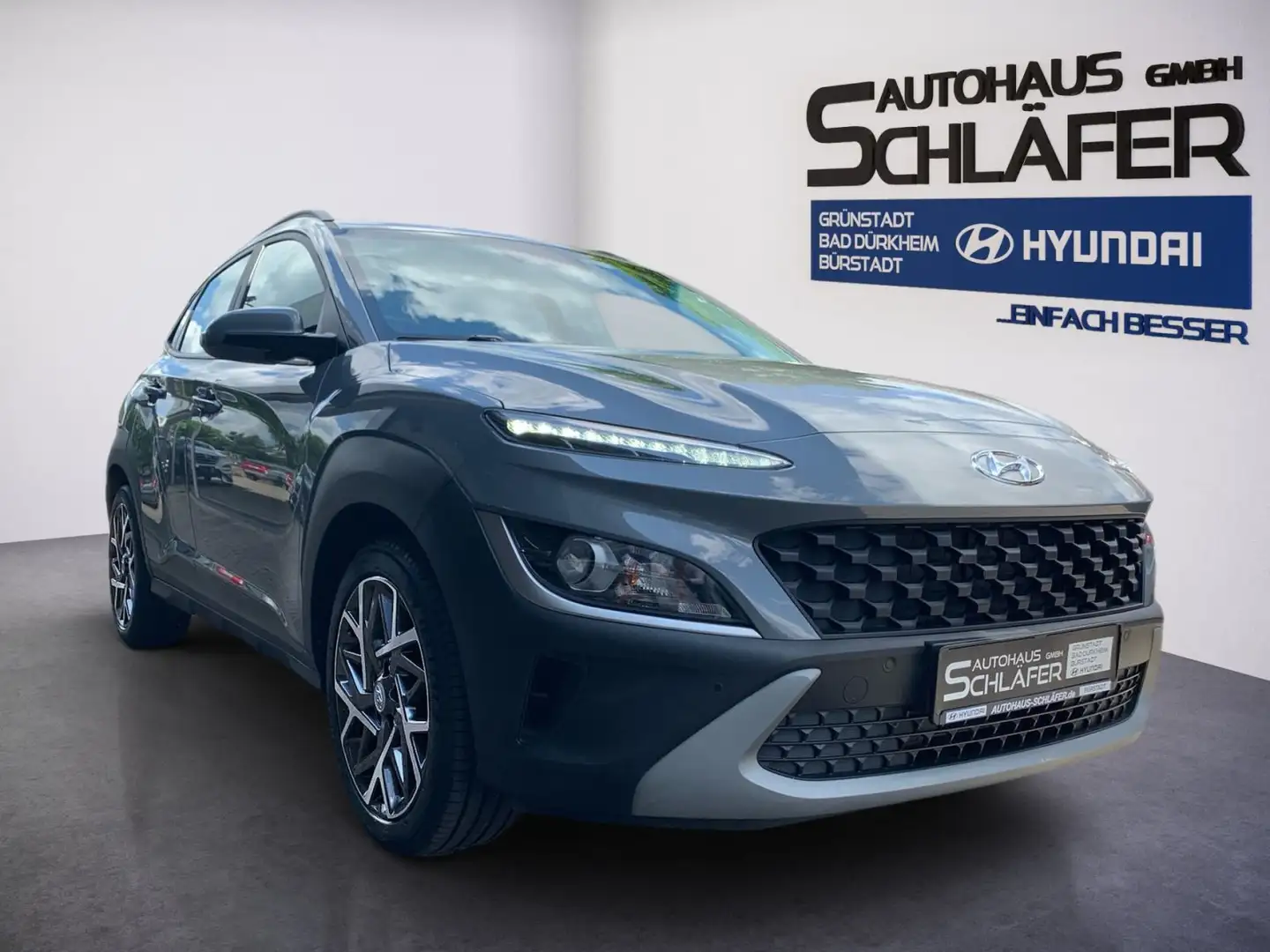 Hyundai KONA KONA 1.6 GDI Trend Hybrid Navi Gris - 2