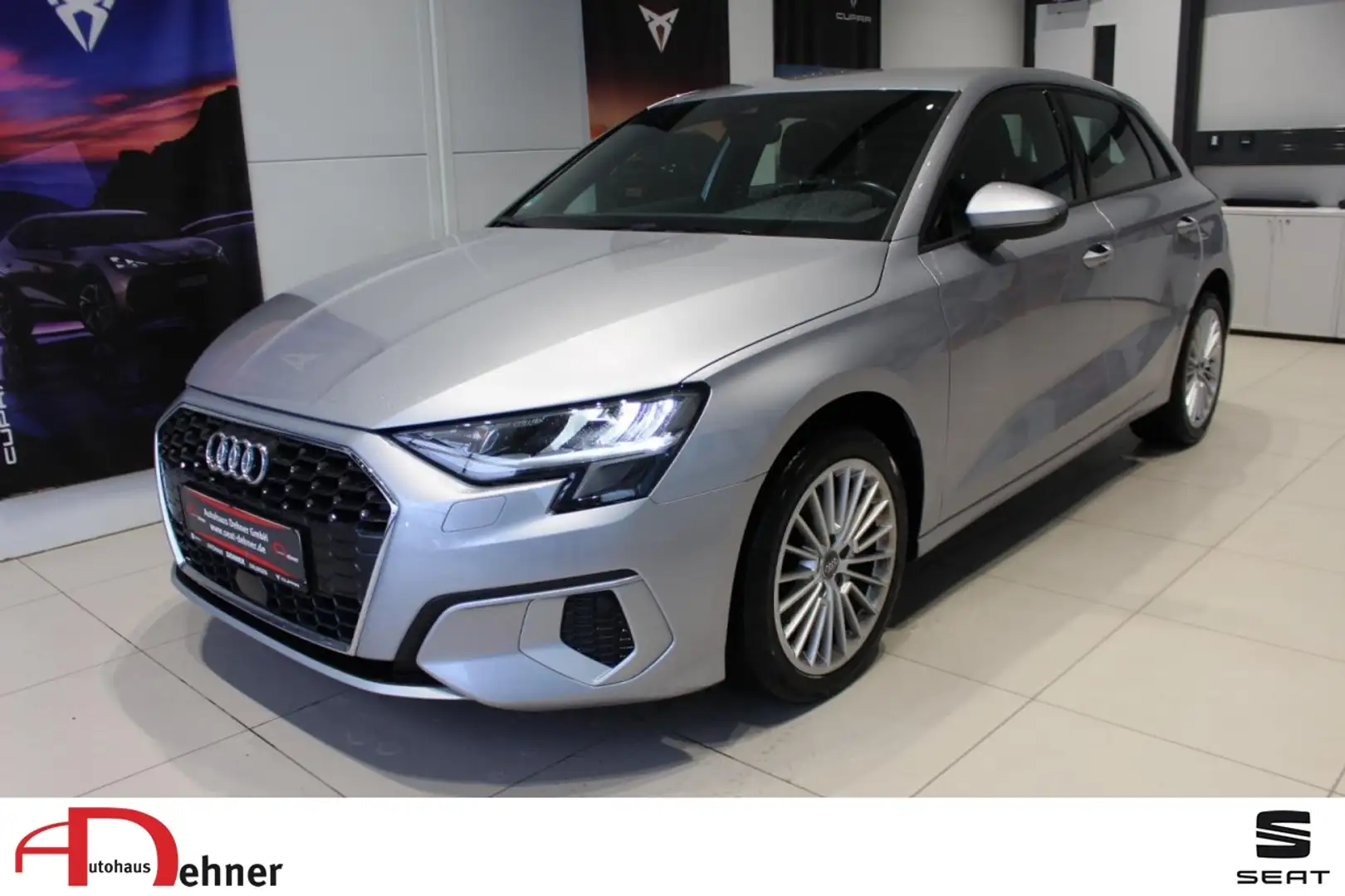 Audi A3 30 1.0 TFSI Sportback advanced MHEV Klima Navi Silber - 1
