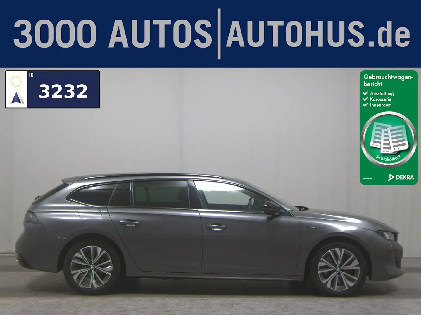 Peugeot 508 SW Hybrid 225 Allure T-Leder Navi LED RFK Grau - 1