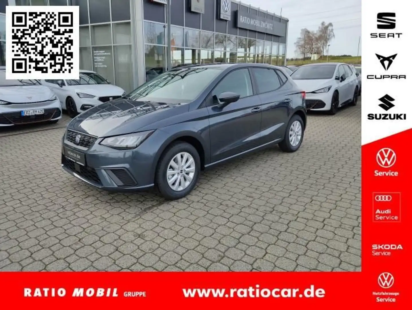 SEAT Ibiza IBIZA ROAD EDITION 1.0 TSI NAVI KAMERA SITZHEIZ. Grau - 1