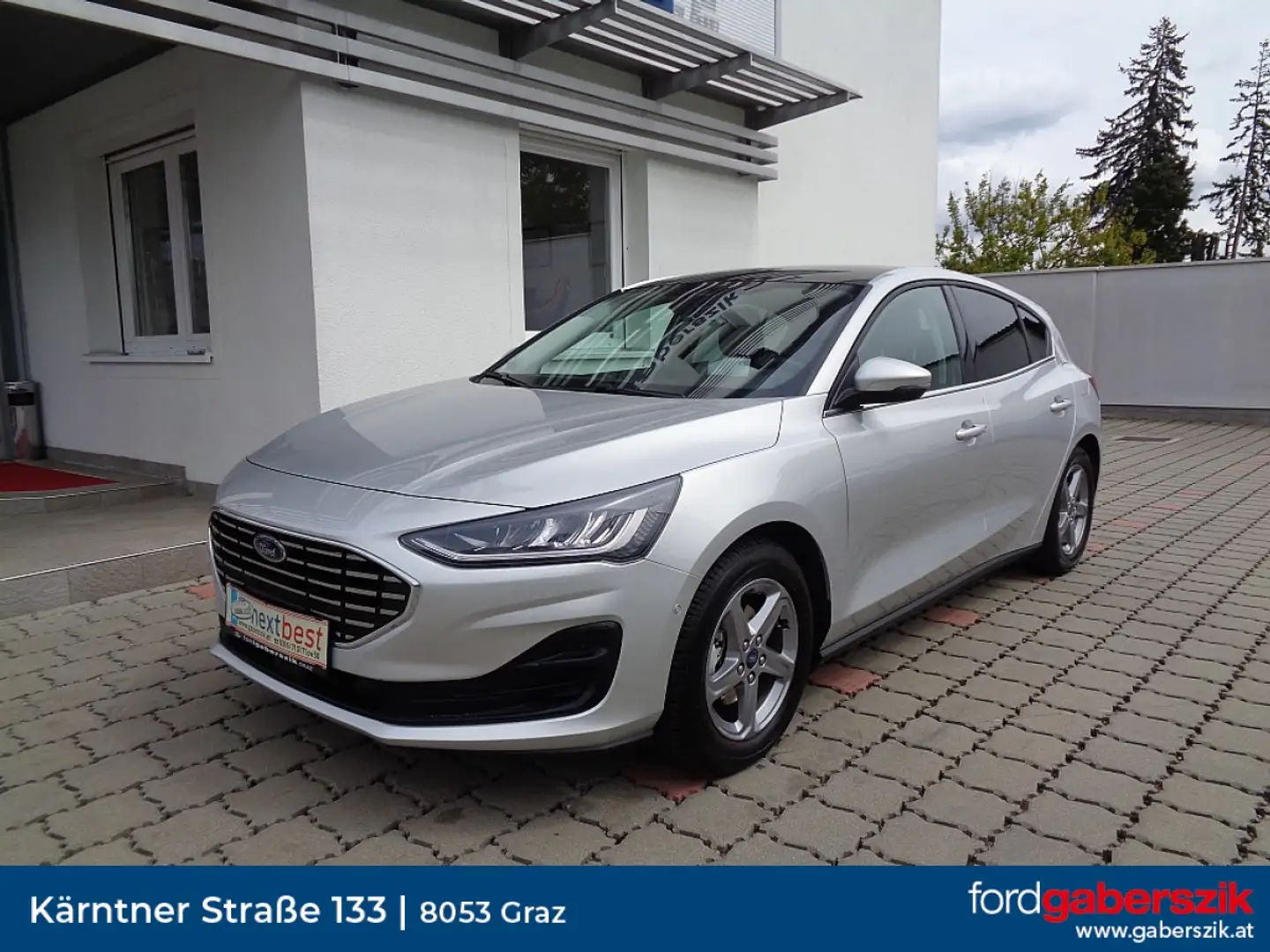 Ford Focus 1,0 EcoBoost Hybrid Titanium X Silber - 1