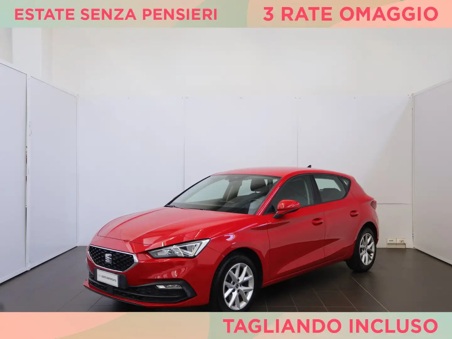 SEAT Leon 1.5 tgi business 130cv dsg Rosso - 1