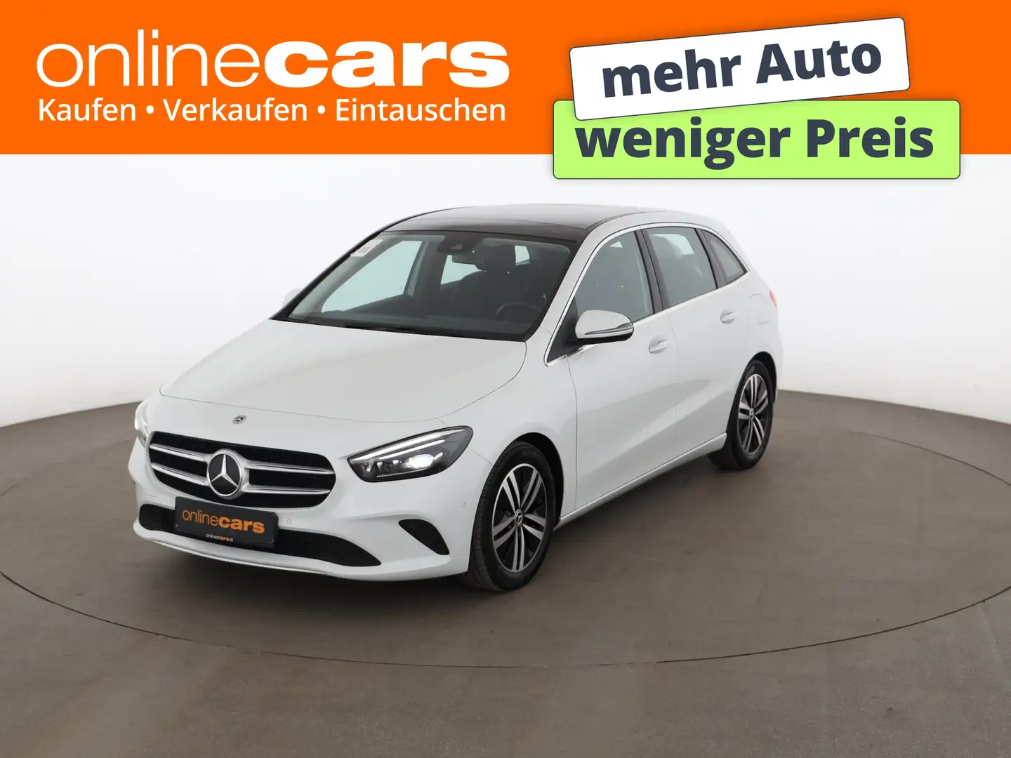 Mercedes-Benz B 200 d Progressive LED SKY AHK LEDER NAV SITZHZG Weiß - 1