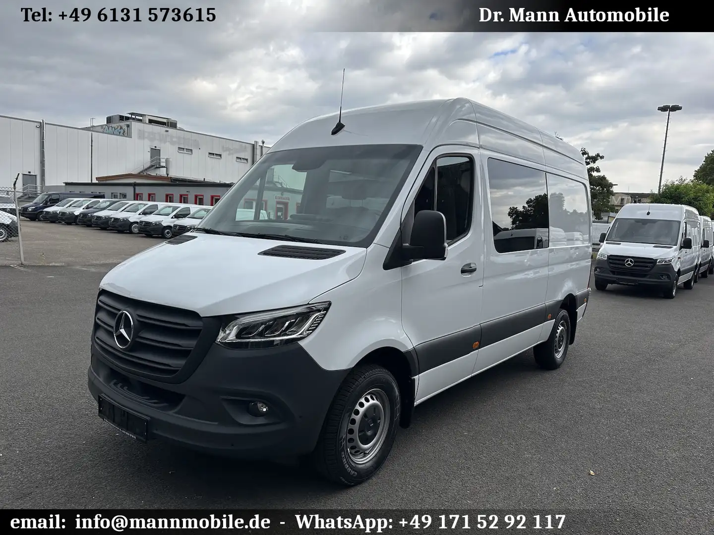 Mercedes-Benz Sprinter 314 CDI RWD L2 Mixto LED Regaleinbau Blanc - 1