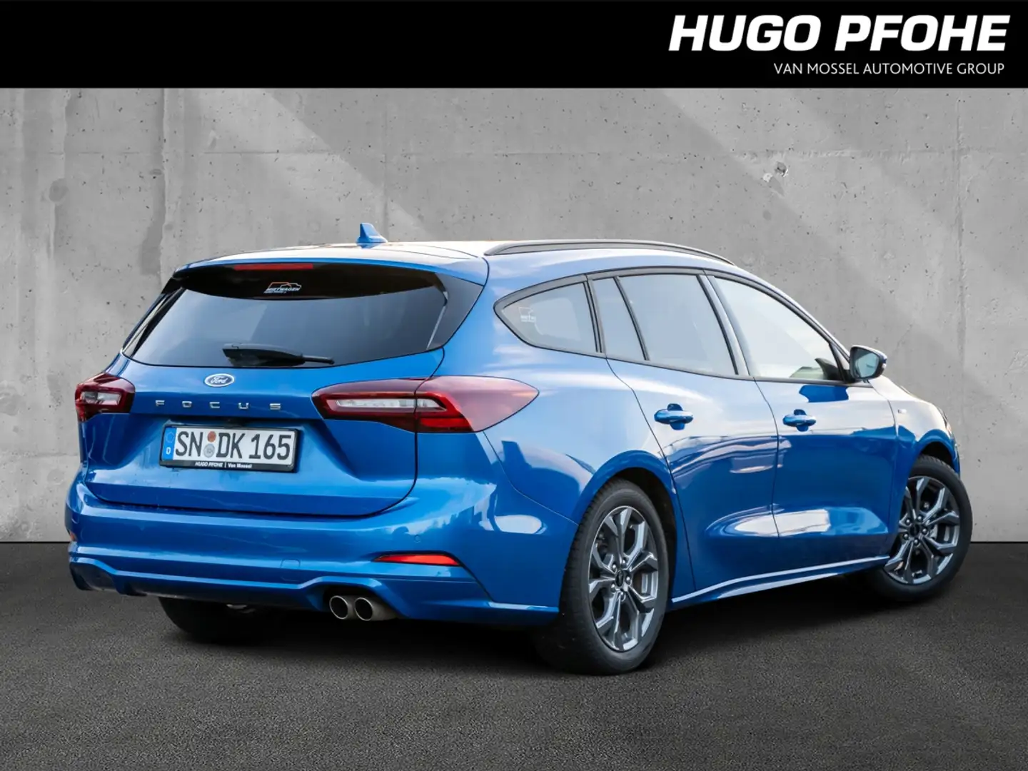 Ford Focus ST-Line 1.0 EcoBoost Hyb. 114kW Tur. AT Turnier. 5 Blau - 2