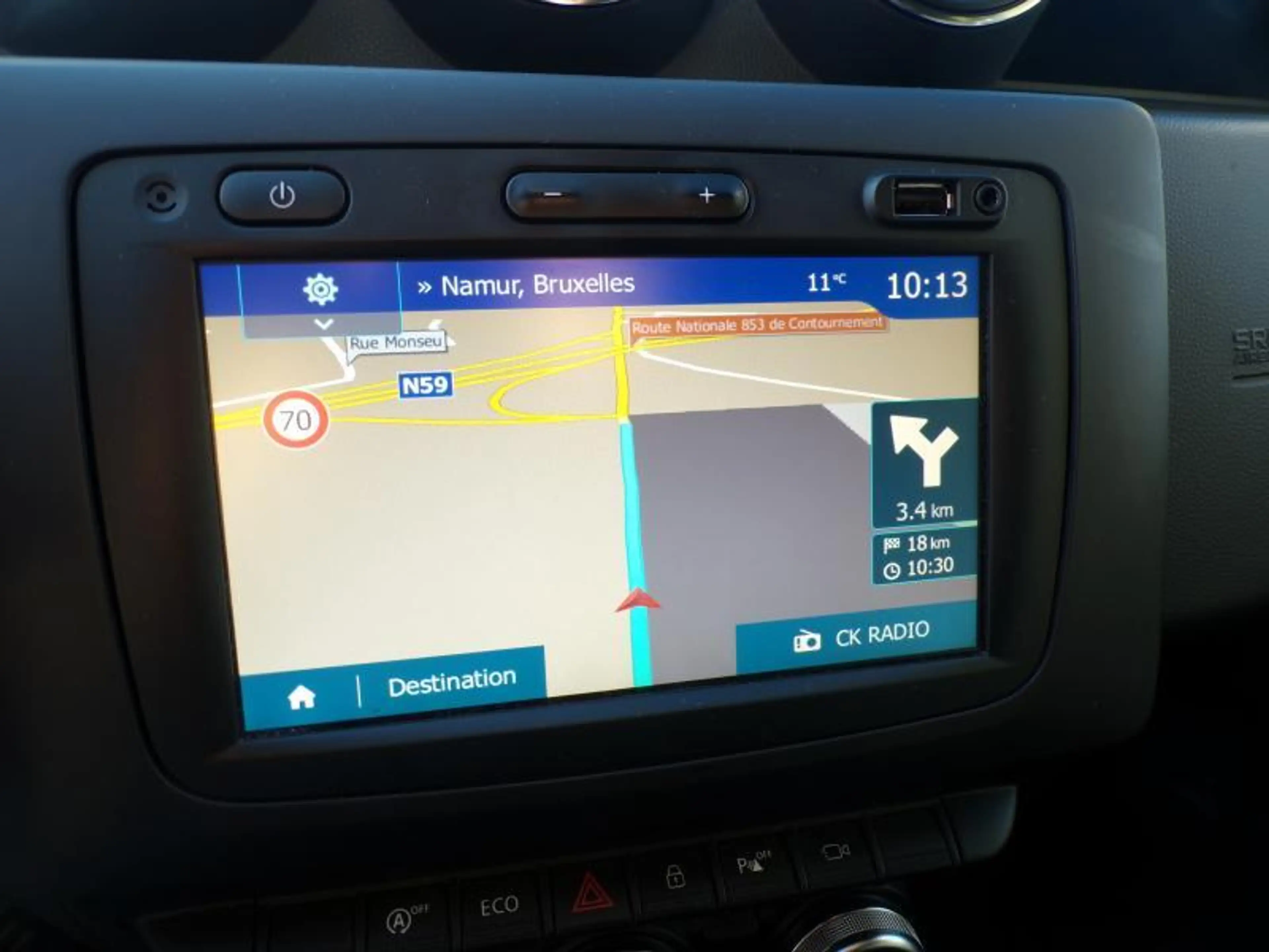 Dacia Duster 1.3 130cv Gris 05/19 Airco GPS Camera Cruise — photo 12