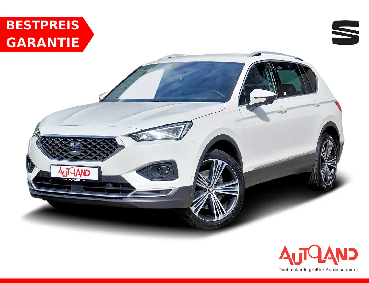SEAT Tarraco 2.0 TSI Xcellence 4Drive LED Kamera AHK Weiß - 1