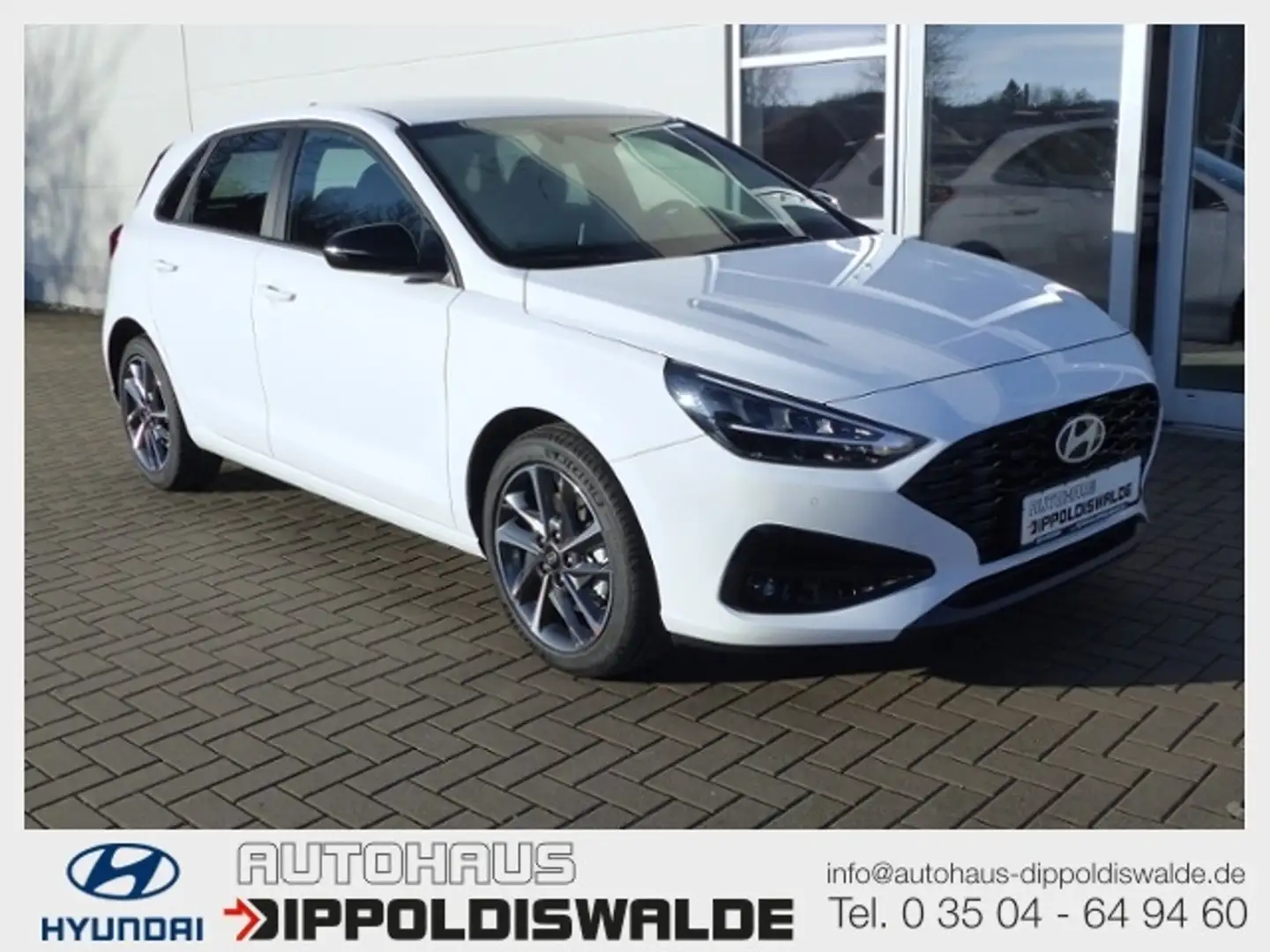Hyundai i30 FL 5-T�rer 1,0 T-GDI 6MT Advantage 1.0 T-GDI 6MT Weiß - 1
