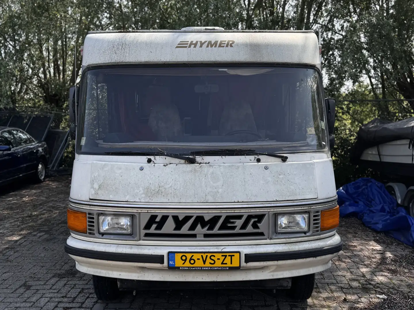 Citroen 290 Hymer Vast bed, Toilet, Koelkast, Tv, Opk Biały - 2