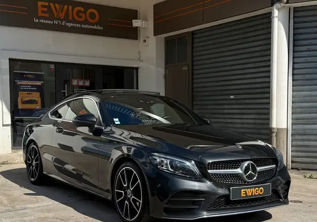 Mercedes-Benz C 200 iv (2) coupe 200 9g-tronic amg line + t.o camera carplay acc sieges elec. Chauffants