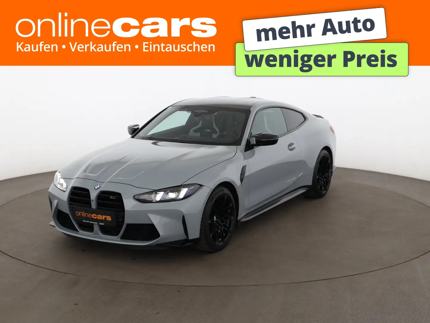 BMW M4 Coupe xDrive Competition Aut LED 360-CAM RADAR Grau - 1