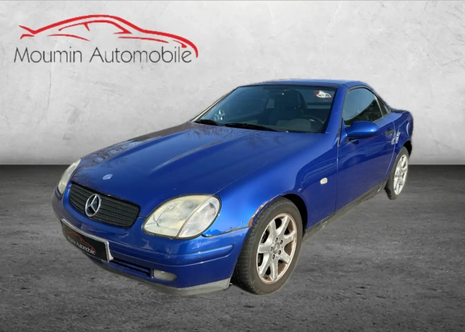 Mercedes-Benz SLK 200 "KLIMA"LEDER"SITZHEIZUNG"ALU"TÜV-NEU-01-2026! Blau - 1