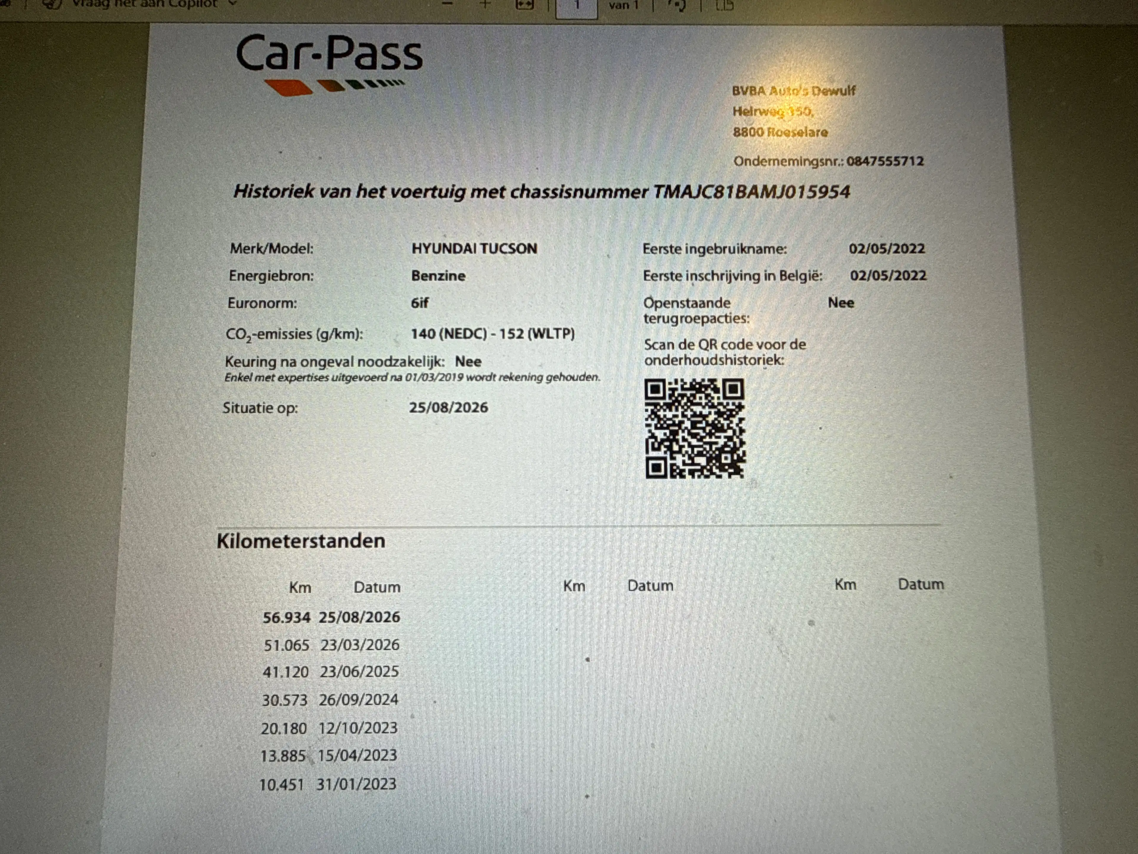 Hyundai TUCSON Tucson 1.6 T-GDi Inspire — photo 9