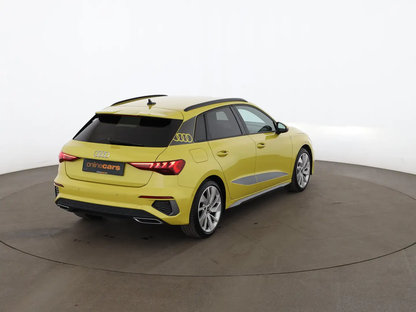 Audi A3 Sportback 35 TDI S-Line Aut LED RADAR NAVI Gelb - 2