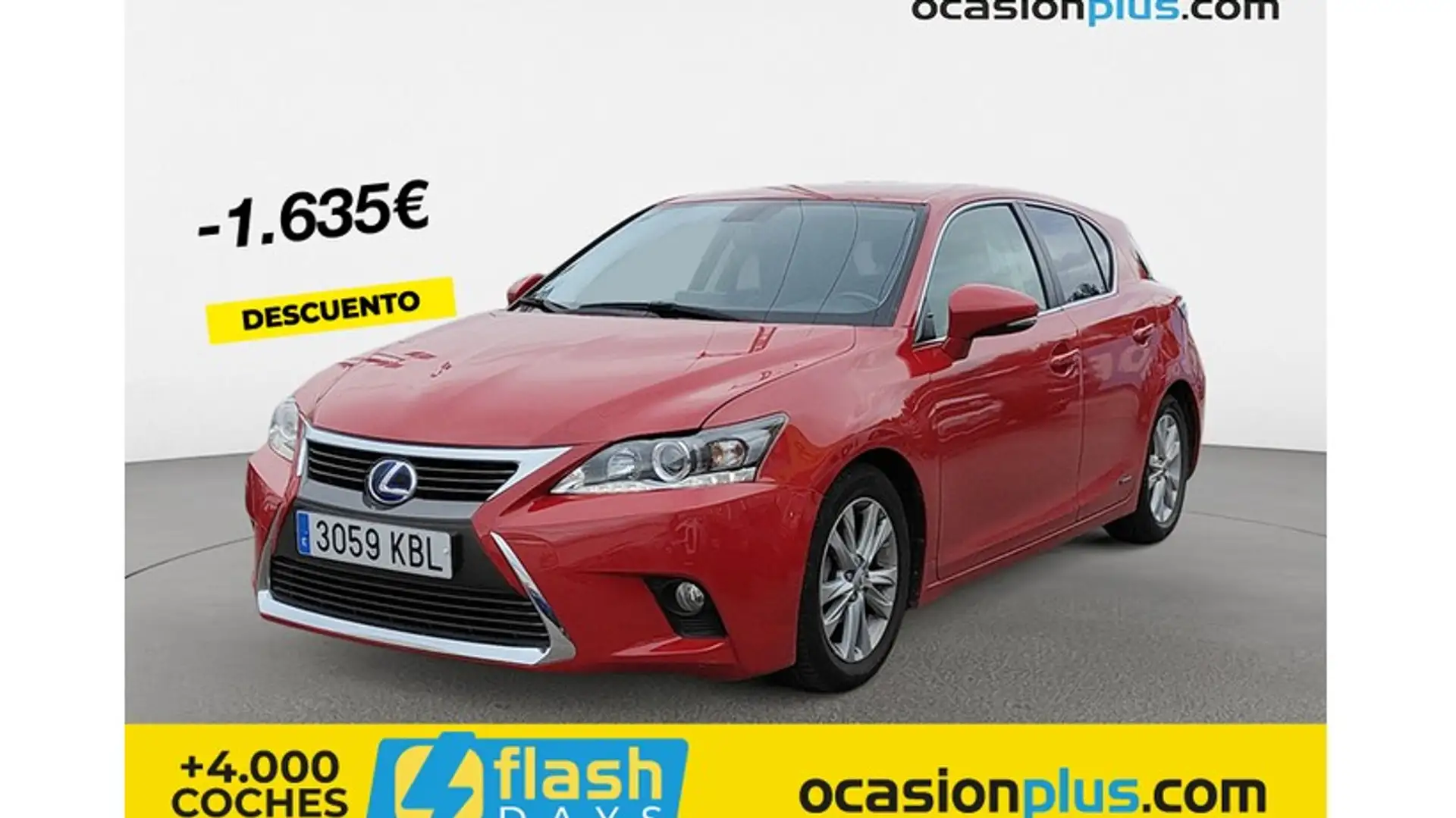 Lexus CT 200h Executive Tecno Rojo - 1